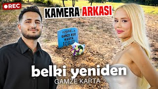 GAMZE KARTA  BELKİ YENİDEN Klipte Öldüm  KLİP KAMERA ARKASI [upl. by Stets818]