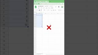 구글 스프레드시트에서 1부터 10까지 빨리 작성하기  SEQUENCE 함수 사용하기 [upl. by Justinn]