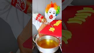 CLOWN KITCHEN LIFE HACK 😱👻shorts funny comedy ytshorts tiktok viral food [upl. by Nudnarb]