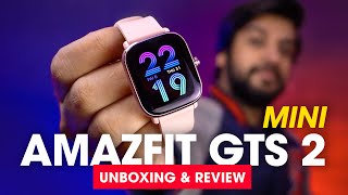 Amazfit GTS 2 Mini Unboxing and Review ⚡ Best Budget Smartwatch 2021 Hindi [upl. by Einttirb596]