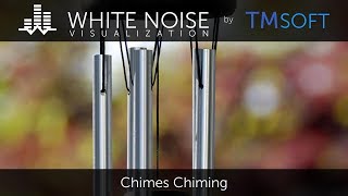 Chimes Chiming  1 Hour Relaxing Sleep Sound with Dark Screen Saver [upl. by Vergil]