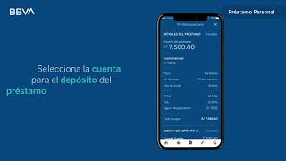 Pide un préstamo  Nuevo App BBVA [upl. by Dihaz541]