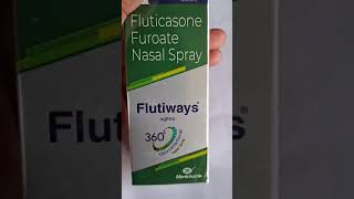 FLUTIWAYS NASAL SPRAY  USES SIDE EFFECTS AND BENEFITS  MEDICIN [upl. by Tiff]