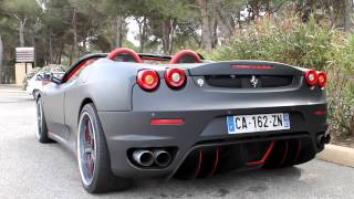 REVVING ferrari f430 spider CAPRISTO EXHAUST [upl. by Ulita]