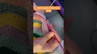 How to crochet the zigzag  chevron stitch crochettutotial crochet chevronstitch howtocrochet [upl. by Zetana891]