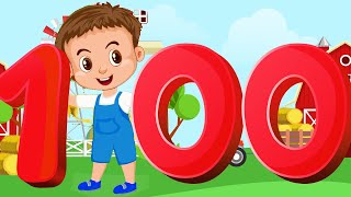 The Numbers Song  Learn To Count 1 To 100 [upl. by Aneeres]