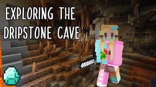 Exploring the Dripstone Cave in Minecraft [upl. by Aicirtap446]