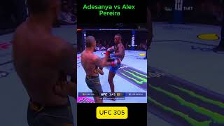 Israel Adesanya vs Alex Pereira 2 shots ufc [upl. by Aiset]