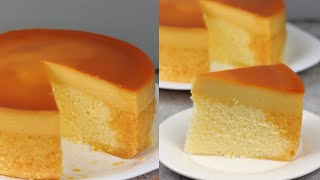 NO BAKE LECHE FLAN CAKE Custard Cake Recipe [upl. by Aiepoissac]