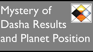 Planet Position Vs MahaDasha  Antar Dasha Effects [upl. by Aelgna]