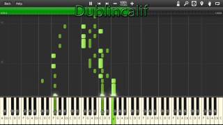 Megaman 2 Air Man Theme Piano Tutorial Synthesia [upl. by Ellednek]