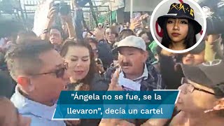 Comerciantes y transportistas enfrentan a familiares de Ángela que bloquean paradero Indios Verdes [upl. by Wilscam]