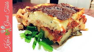 How To Make Moussaka  No Fry Light Moussaka Recipe [upl. by Shatzer]