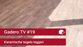 19 Keramische tegels voor buiten leggen  Gadero TV [upl. by Noiramaj]