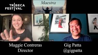 Maggie Contreras Interview for Maestra  Tribeca Film Festival 2023 [upl. by Benn]