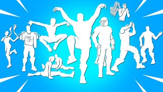 These Legendary Fortnite Dances Have Voices 51 Trinitys Kick The Crane Kick Frolic SpiderMan [upl. by Lynelle]