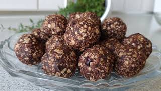 NoBake Oatmeal Energy Balls [upl. by Catlin]