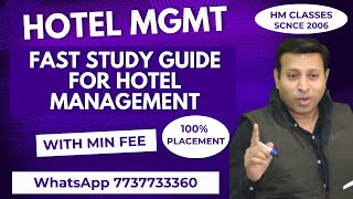 Fast Study Guide for Hotel Management [upl. by Yuri436]