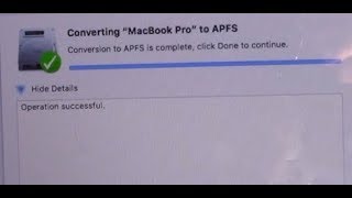 How to Convert to APFS on macOS High Sierra [upl. by Lurleen]