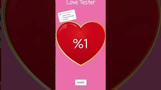 love tester [upl. by Zirtaeb]