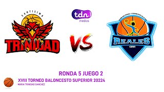 Trinidad vs Los Reales  Baloncesto Superior 2024 MTS 261024 TDN Medios [upl. by Seluj541]