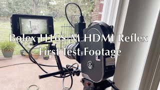 H16 Prototype HDMI Reflex Viewfinder Super16 Test [upl. by Leahcim]