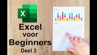 Excel voor beginners deel 3  Grafieken en tabellen Nederlands [upl. by Aitnic]