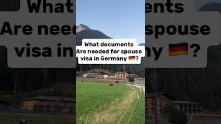 Documents for spouse visa in Germany 🇩🇪 trending viral germany spouse spousevisagermany [upl. by Attebasile]