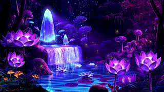 Magical Night 💜 Soothing Sleep Music 🎵 Fall Into Sleep Immediately [upl. by Llewen182]