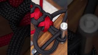 Pulseira de Paracord Trança 1  Guia de nós e amarras bushcraft sobrevivência sobrevivencialismo [upl. by Yrbua]