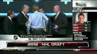 2012 NHL Entry Draft Toronto Maple Leafs  MORGAN RIELLY 5th Overall Pick [upl. by Kosiur]