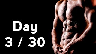 30 Days Six Pack Abs Workout Program Day 330 [upl. by Anatnom]