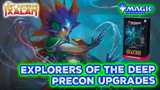 LOST CAVERNS OF IXALAN COMMANDER PRECON UPGRADES  Explorers of the Deep Merfolk Precon [upl. by Ashwin]