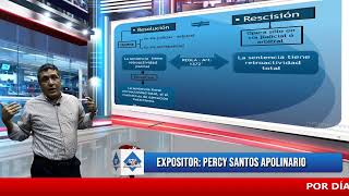 100623 TEMA RESOLUCIÓN Y RESCISIÓN DE CONTRATOS ANÁLISIS DE CASOS  EXP PERCY SANTOS APOLINARIO [upl. by Tippets]