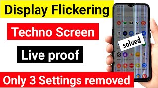 🚨techno mobile screen flickering problem  tecno mobile screen flickering problemscreen flickering🎉 [upl. by Carvey222]