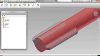 Drill Bit Video Tutorial Autodesk Inventor 2012 [upl. by Davidde661]