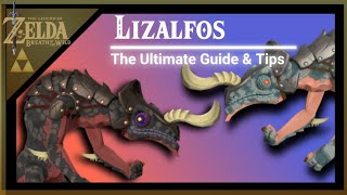 Lizalfos Farming Locations Blue Black Fire Ice amp Electric  ZBOTW [upl. by Esihcoc182]