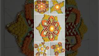 Cardboard rangoli thecraftcafeindia diy diwali youtubeshorts handmade [upl. by Plank814]