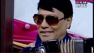 Music Director Anupam Dutta plays Jeena Yahan Marna Yahan in piano accordion [upl. by Flosi424]