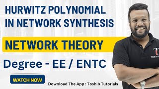 Hurwitz Polynomial in Network Synthesis  Toshib Tutorials [upl. by Greiner]