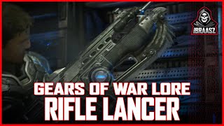 HISTÓRIA e EVOLUÇÃO do RIFLE LANCER  Gears of War Lore [upl. by Mccarthy]