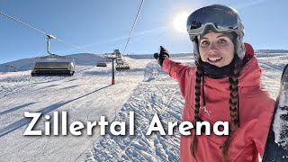 TraumSkitag in der Zillertal Arena Größtes Skigebiet im Zillertal [upl. by Enaasiali]