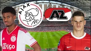 AJAX AMSTERDAM VS AZ ALKMAAR LIVE MET DE VOETBALCOMMENTATOR 785 [upl. by Shaine]