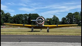 SNJ T6 Jersey Jerks Formation Flight New Garden Flying Field 06252024 [upl. by Nester684]