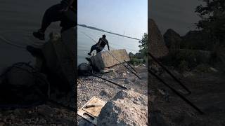 I fell in the water chasing my rod fishing [upl. by Tade]