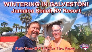 Embrace the Tropical Winter Full Time RV Life in Galveston TX [upl. by Aihcila]