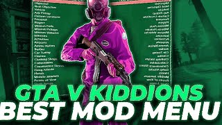 The BEST GTA V ONLINE KIDDIONS MOD MENU amp ULTIMATE MONEY  LVL UP WORKING GTA 5 PC  GAMEPLAY [upl. by Ybocaj]