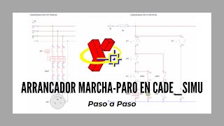 Arrancador MarchaParo En CadeSimu Paso a Paso [upl. by Hurlee]