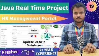 HR Management Portal  Lecture 19  Update form and delete in Spring Boot  ModelAttribute get data [upl. by Leirda835]