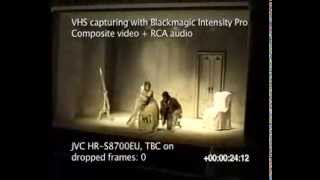 VHS capturing with Black Magic Intensity Pro [upl. by Airb]